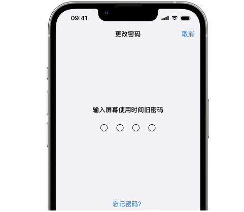 蠡县iPhone屏幕维修分享iPhone屏幕使用时间密码忘记了怎么办 