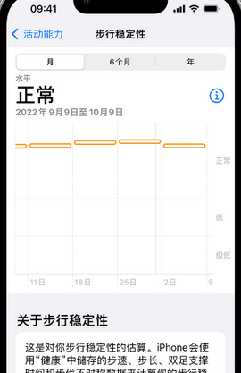 蠡县iPhone手机维修如何在iPhone开启'步行稳定性通知'