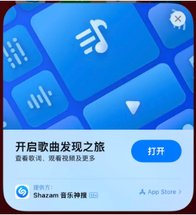 蠡县苹果14维修站分享iPhone14音乐识别功能使用方法 