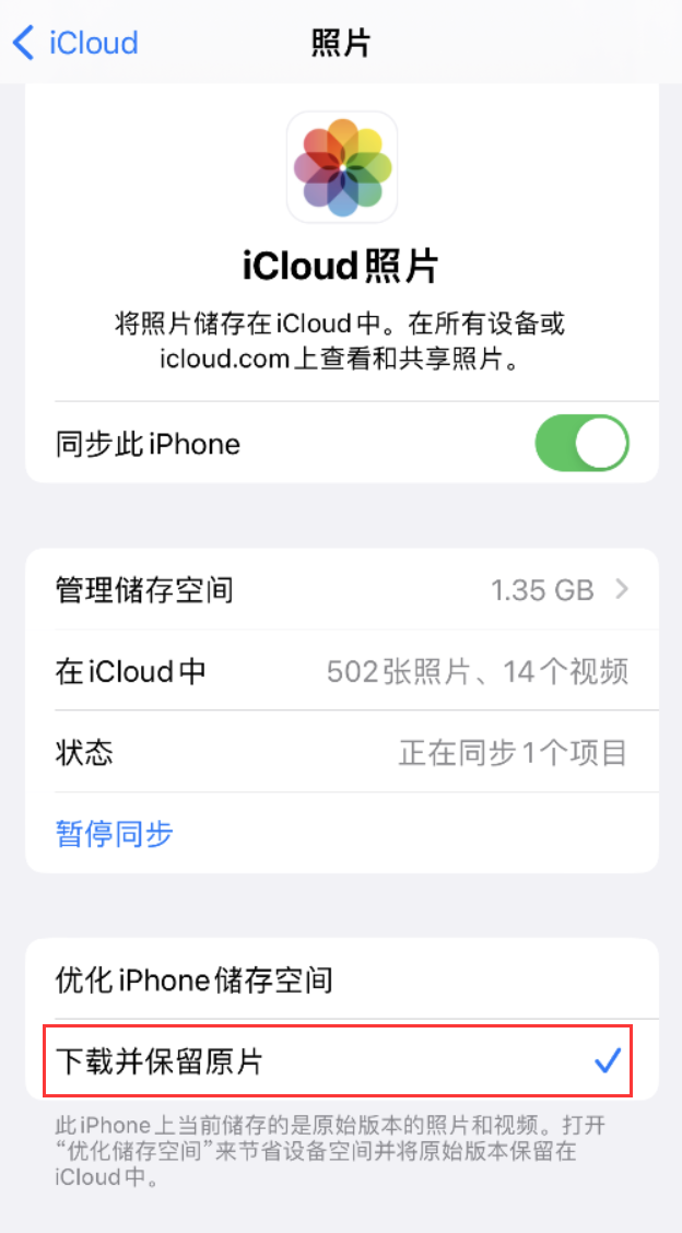 蠡县苹果手机维修分享iPhone 无法加载高质量照片怎么办 