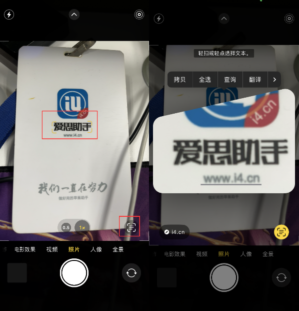蠡县苹果手机维修分享升级iOS 16后如何通过相机翻译文本 