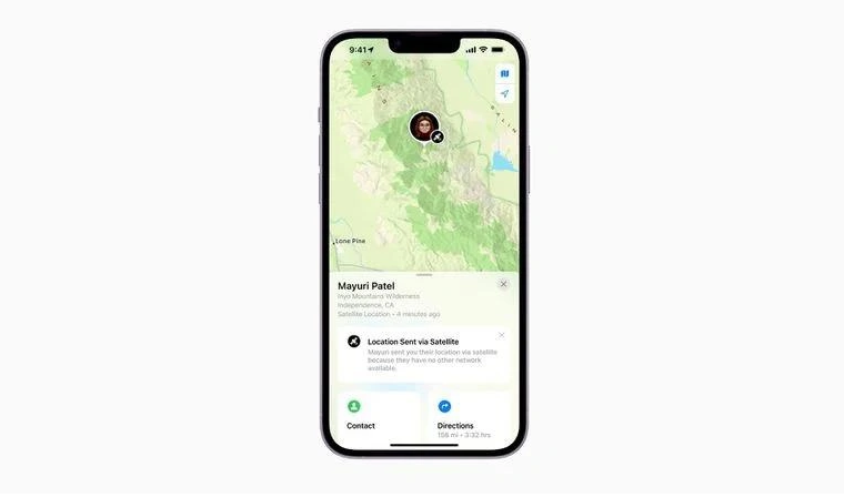 蠡县苹果14维修分享iPhone14系列中 FindMy功能通过卫星分享位置方法教程 