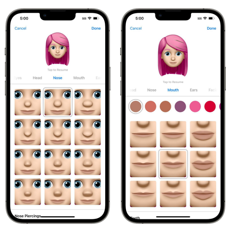 蠡县苹果手机维修分享​iOS 16中的拟我表情有了哪些变化和升级 