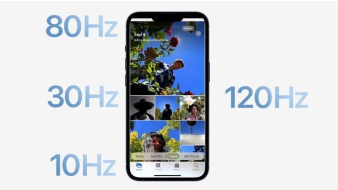 蠡县苹果14维修分享iPhone 14有高刷吗 